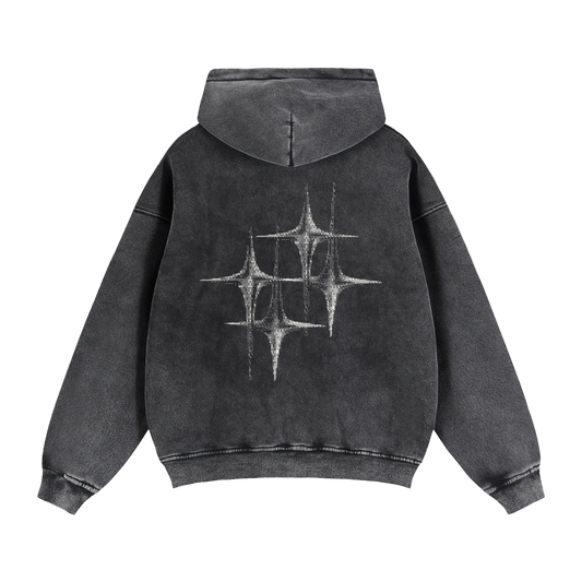 Zip-Through Boxy Fleece Hoodie