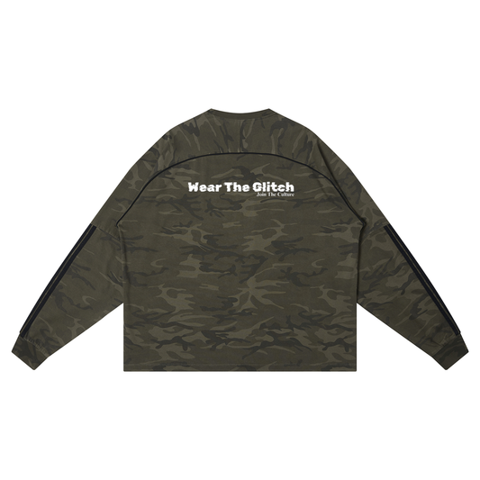 Unisex Camo Loose Long Sleeve T-Shirt