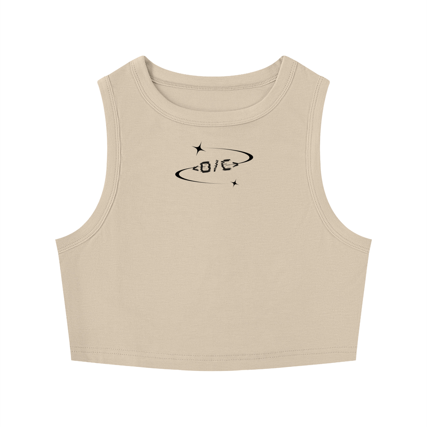 Women's Tight Crewneck Crop Tank Top