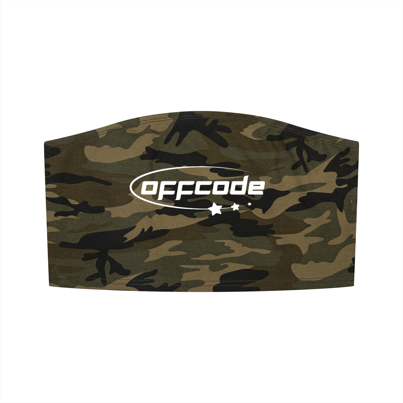 Women’s Camo Cropped Tube Top