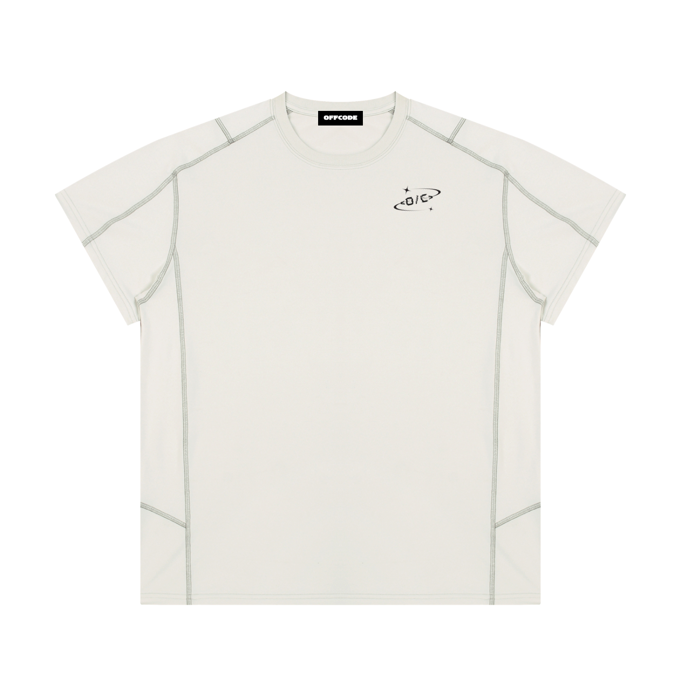 Unisex Contrast Stitch  Regular Fit T-Shirt