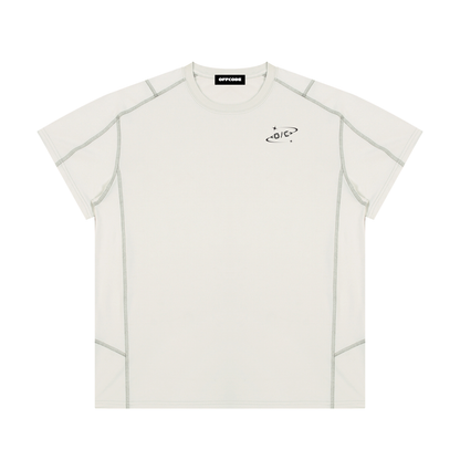 Unisex Contrast Stitch  Regular Fit T-Shirt