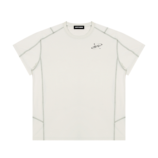 Unisex Contrast Stitch  Regular Fit T-Shirt