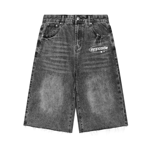 Wide Leg Denim Jorts
