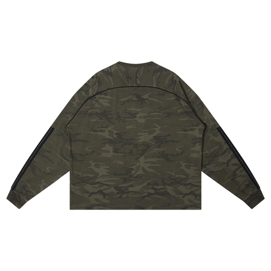 Unisex Camo Loose Long Sleeve T-Shirt