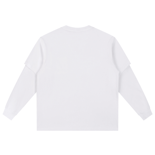 Layered Long Sleeve Oversized Tee