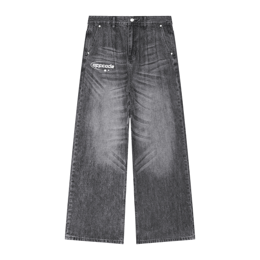 Men's Vintage Wash Denim Jeans