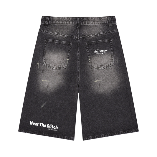 Men’s Vintage Wash Wide Leg Denim Jorts
