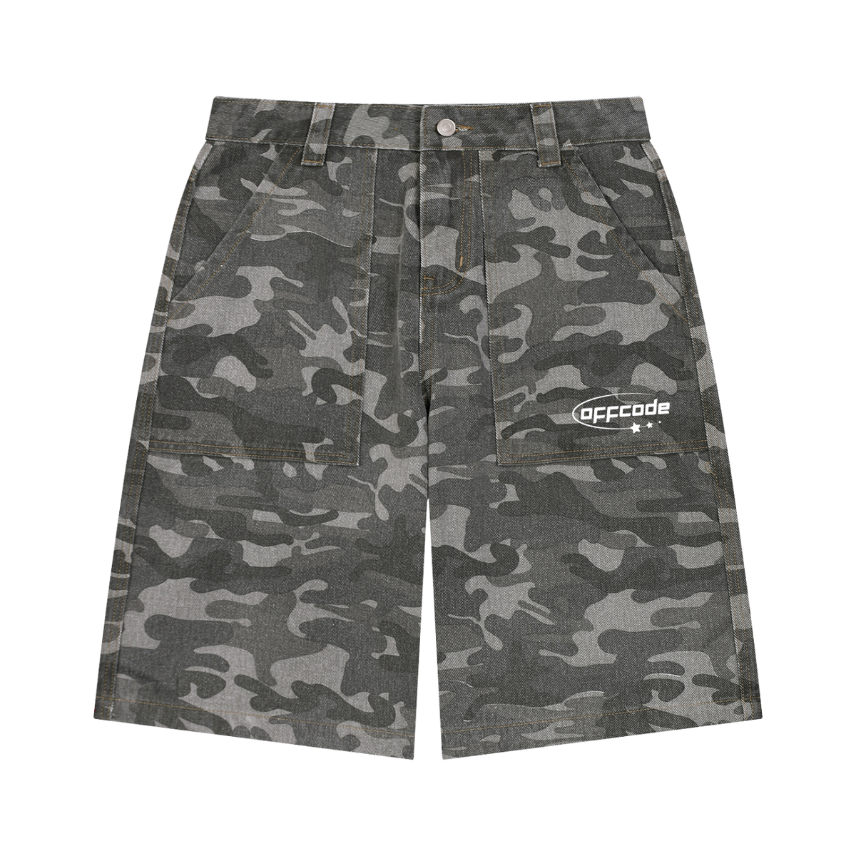 Men's Wide Leg Camo Shorts