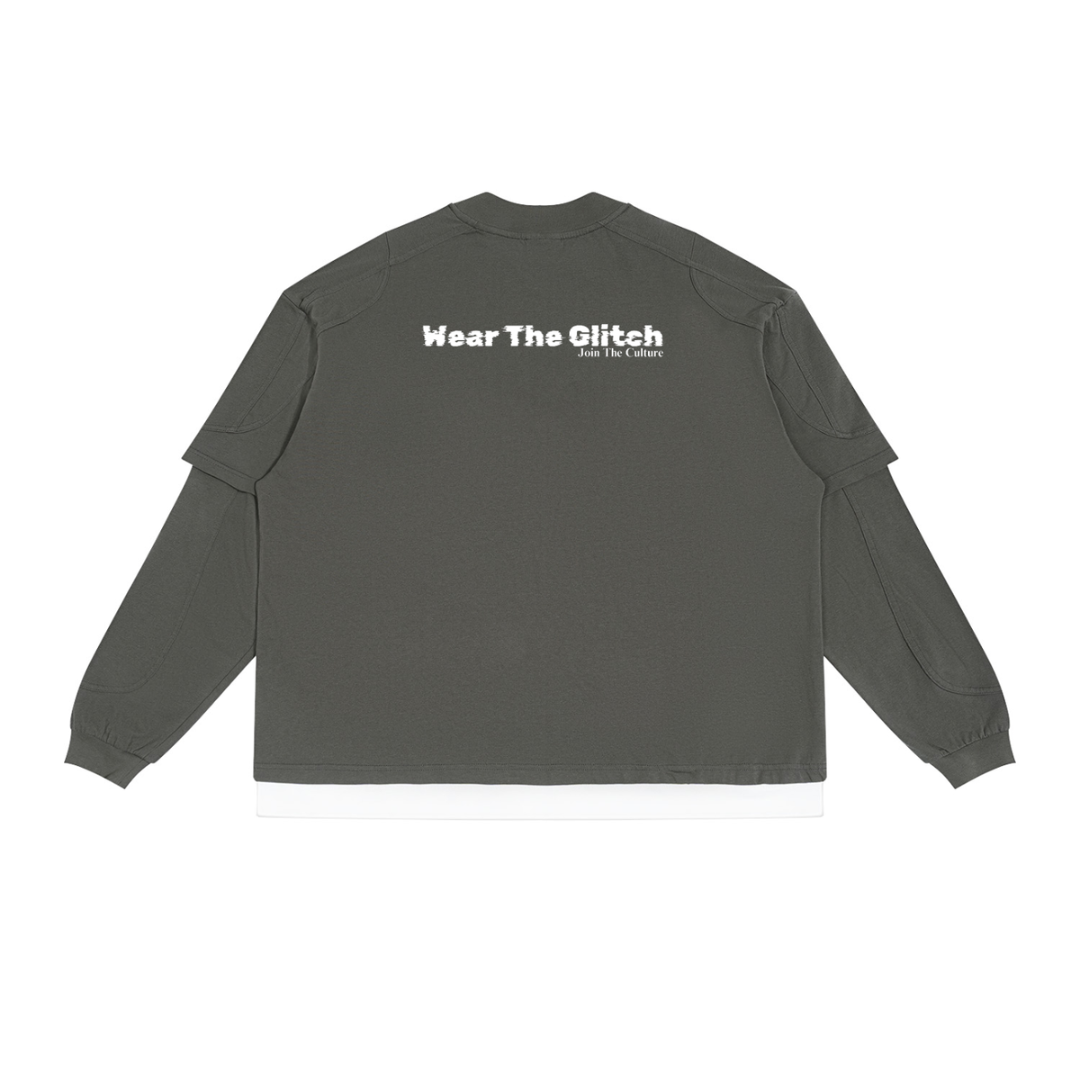Unisex Paneled Layer Color Block T-Shirt