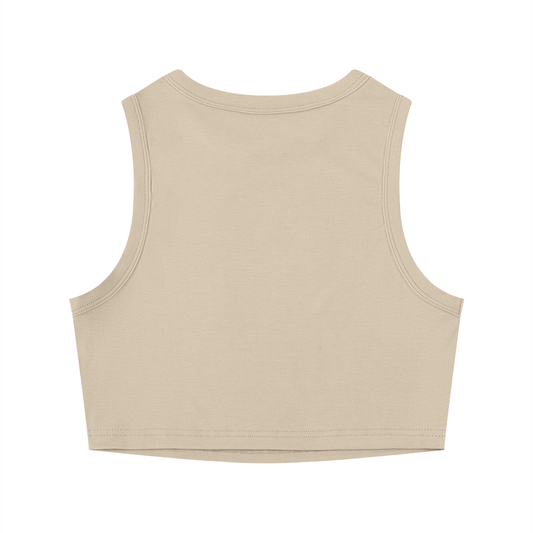Women's Tight Crewneck Crop Tank Top