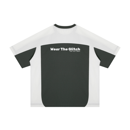 Unisex Color Block Loose T-Shirt