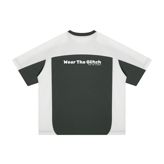 Unisex Color Block Loose T-Shirt