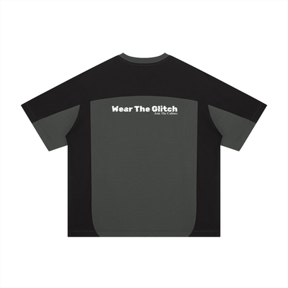 Unisex Color Block Loose T-Shirt