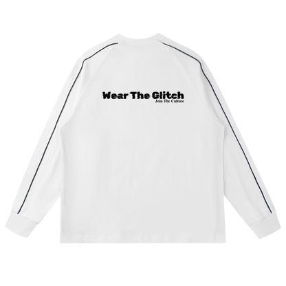 Contrast Panel Raglan Sweatshirt