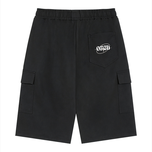 Unisex Drawstring Cargo Shorts
