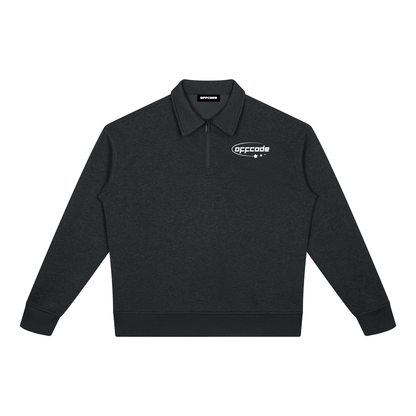 Unisex Boxy Quarter-Zip Sweatshirt