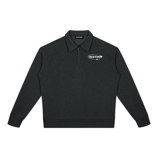 Unisex Boxy Quarter-Zip Sweatshirt