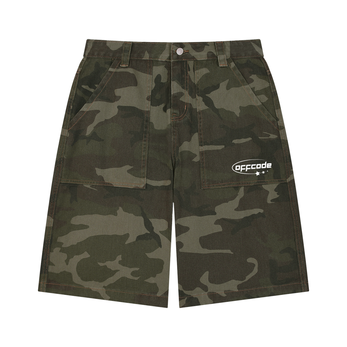 Men's Wide Leg Camo Shorts