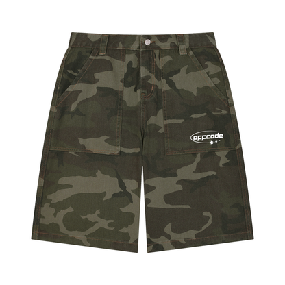 Men's Wide Leg Camo Shorts