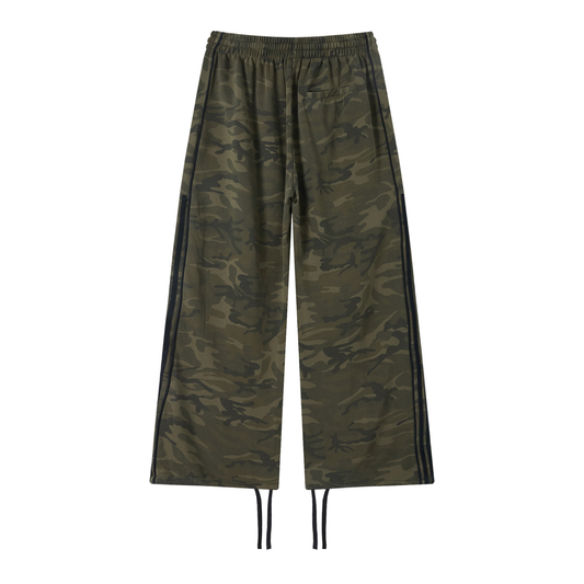 Unisex Camo Wide Leg Sweatpants