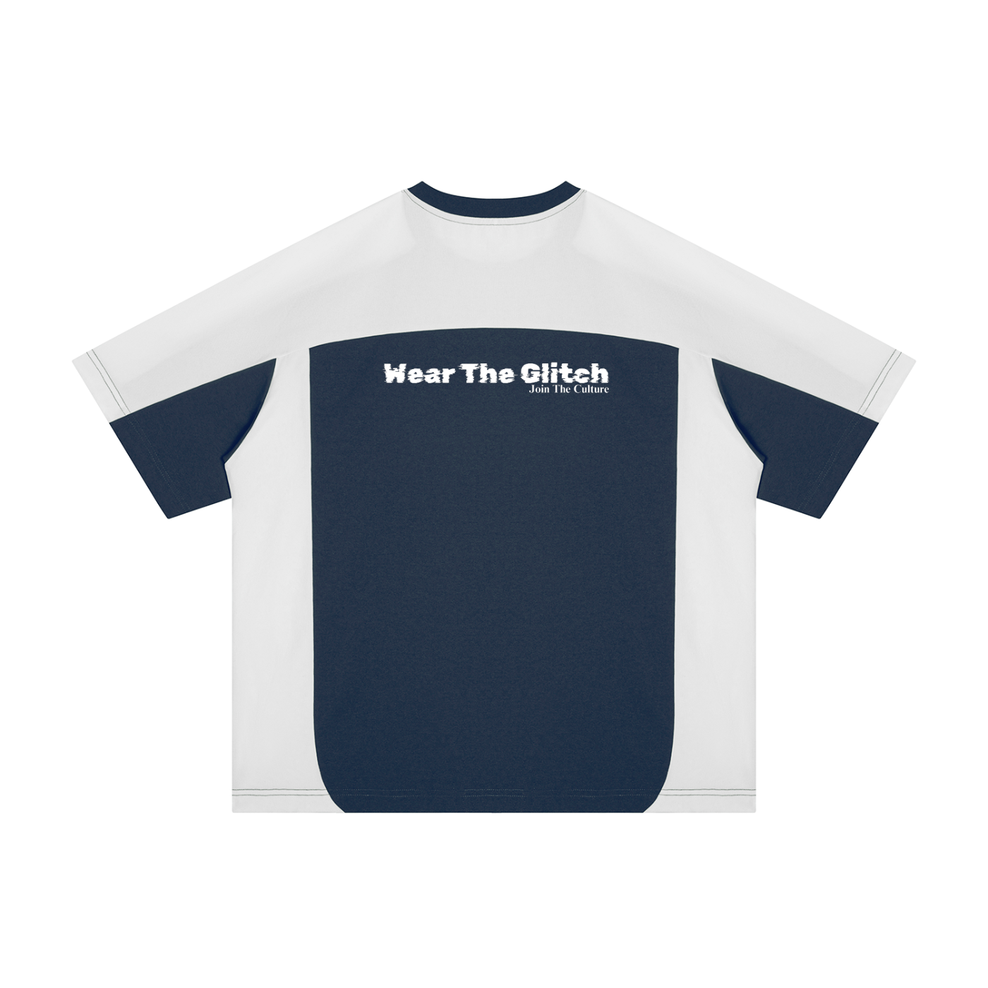 Unisex Color Block Loose T-Shirt