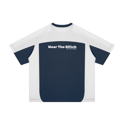 Unisex Color Block Loose T-Shirt