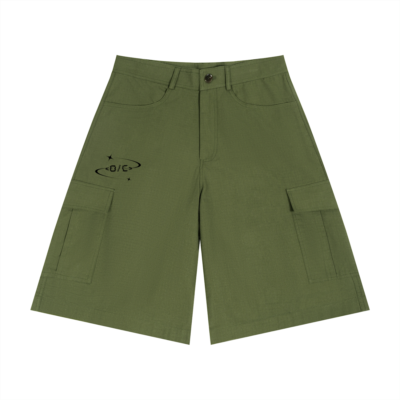 Unisex Woven Cargo Shorts