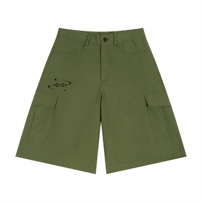 Unisex Woven Cargo Shorts