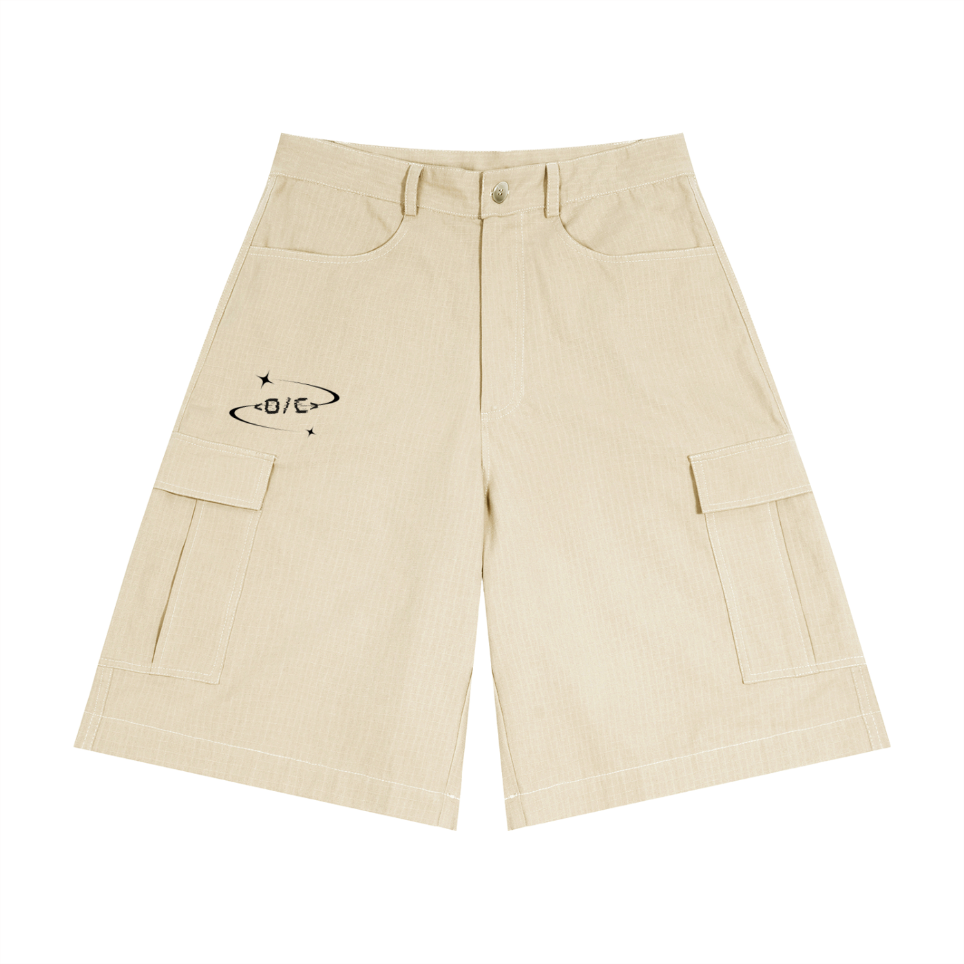 Unisex Woven Cargo Shorts