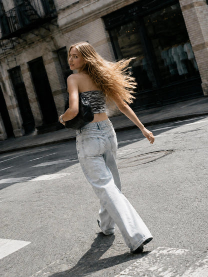 Camo Cropped Tube Top
