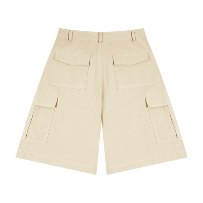 Unisex Woven Cargo Shorts
