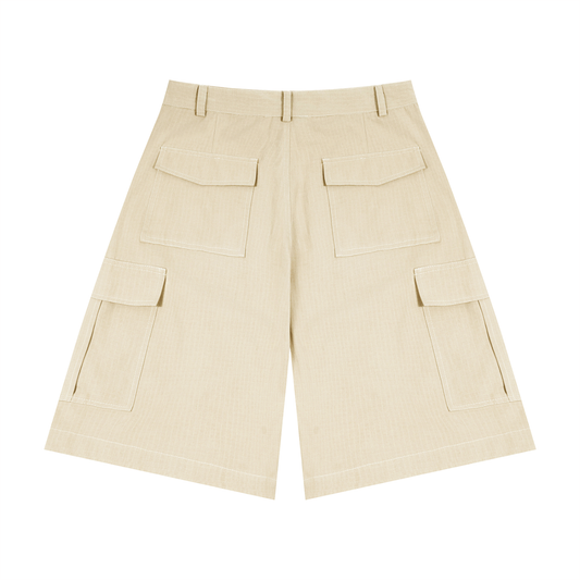 Unisex Woven Cargo Shorts