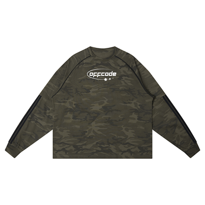 Unisex Camo Loose Long Sleeve T-Shirt