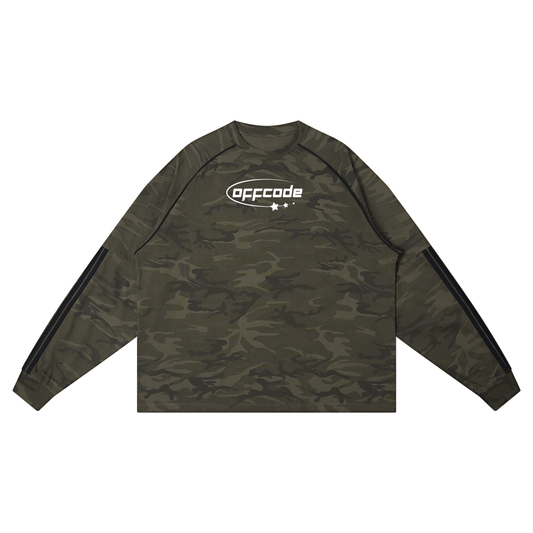 Unisex Camo Loose Long Sleeve T-Shirt