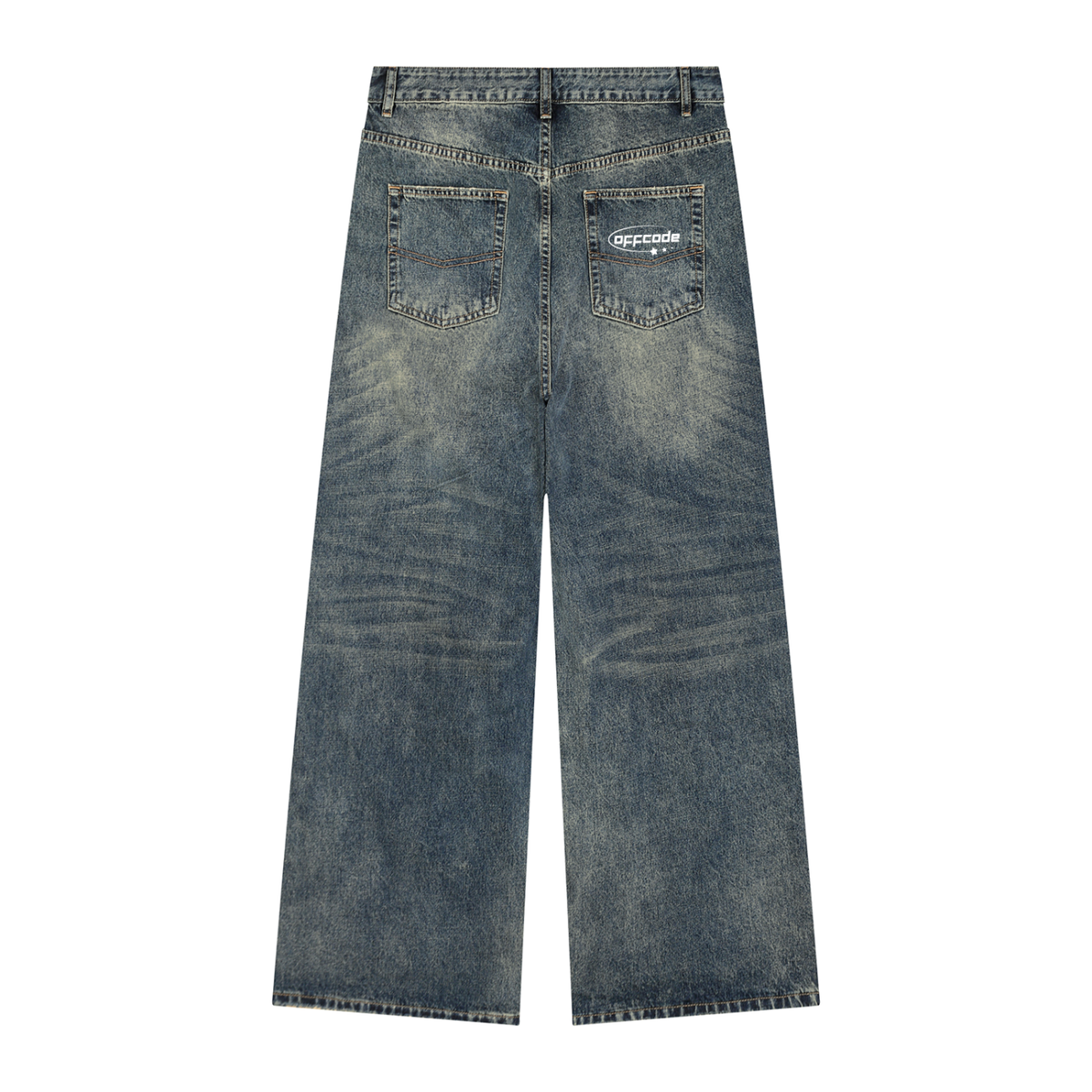 Men's Vintage Wash Denim Jeans