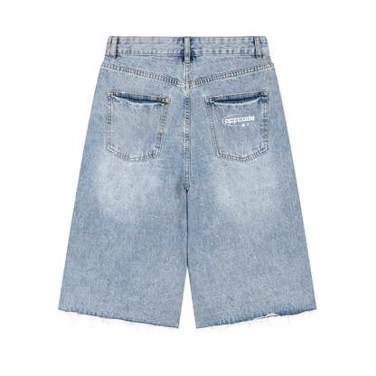 Wide Leg Denim Jorts