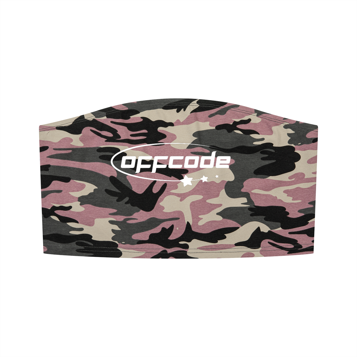 Camo Cropped Tube Top