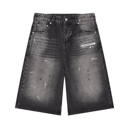 Men’s Vintage Wash Wide Leg Denim Jorts