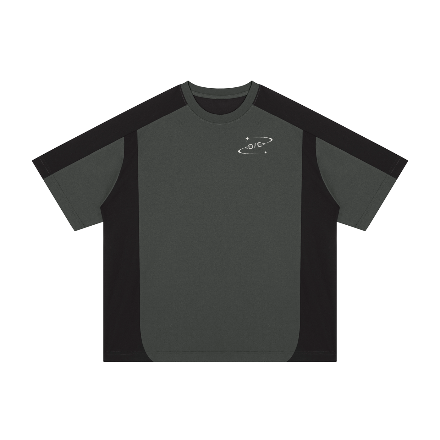 Unisex Color Block Loose T-Shirt
