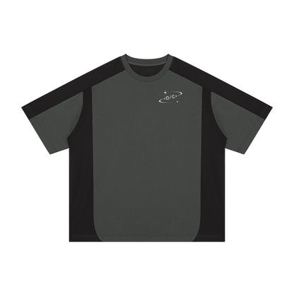 Unisex Color Block Loose T-Shirt
