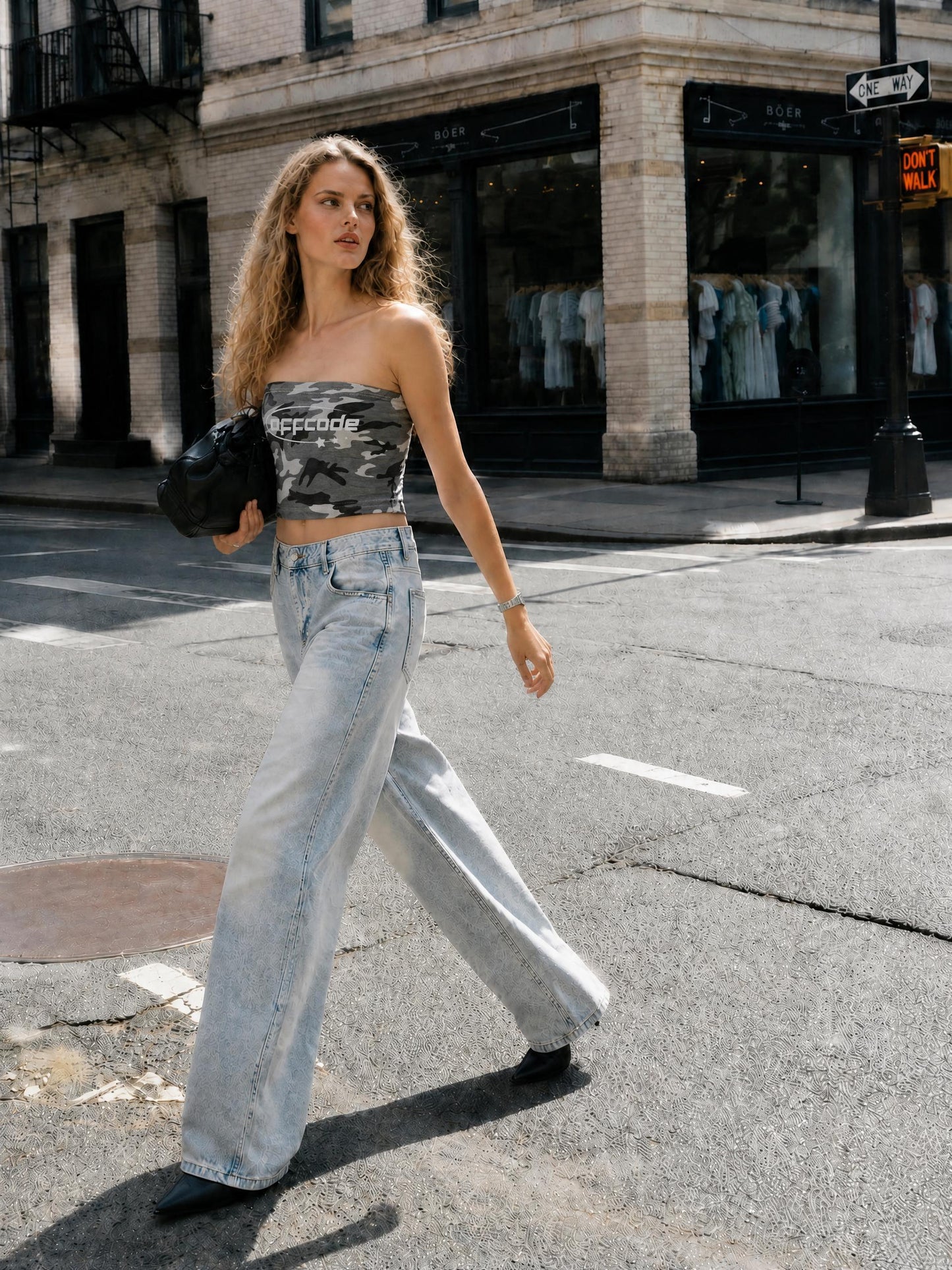 Women’s Camo Cropped Tube Top
