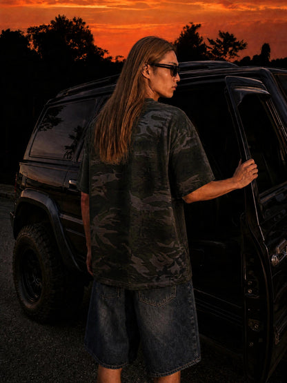 Unisex Camo Boxy T-Shirt
